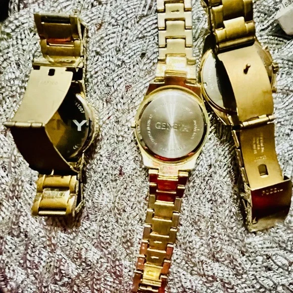 Fossil Decker Gold Chronograph Date Watch - Picture 2 of 2